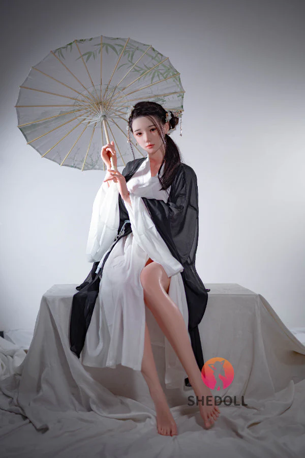 165cm/5ft5 E-cup Silicone Head Chinese Sex Doll - Achu - Image 8