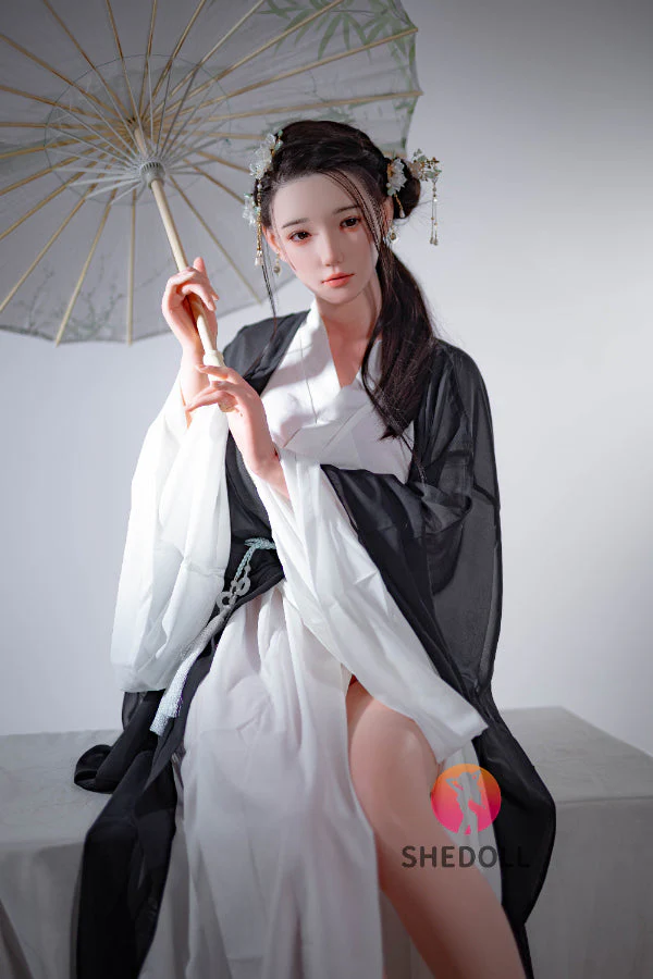 165cm/5ft5 E-cup Silicone Head Chinese Sex Doll - Achu - Image 9