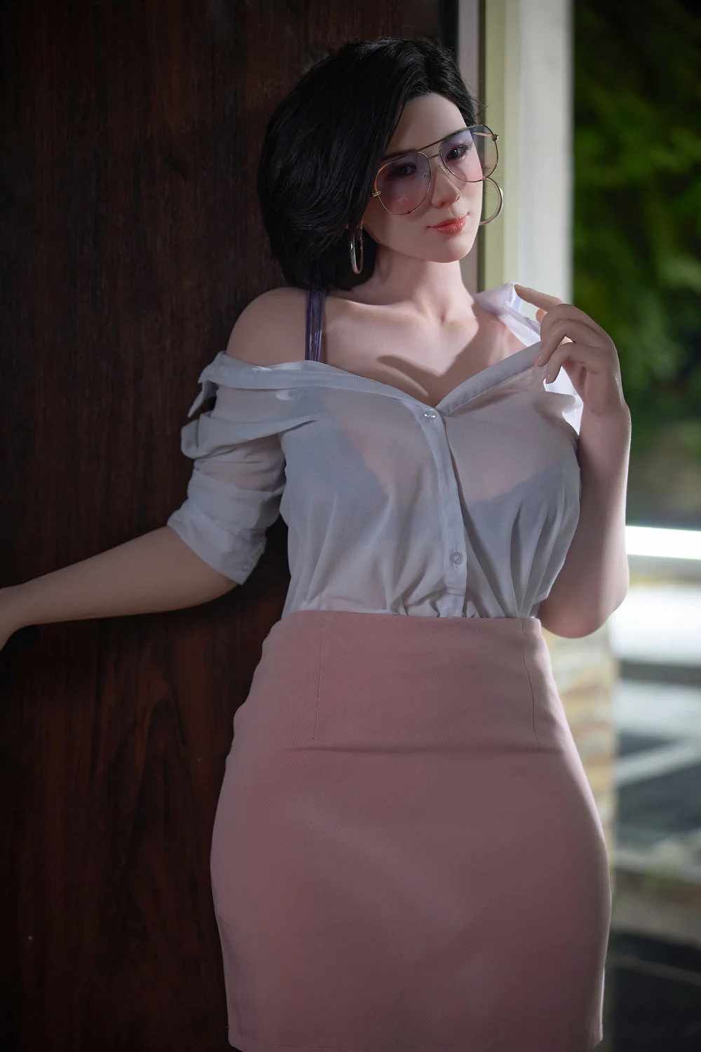 165cm/5ft5 G-cup Silicone Head BBW Big Booty Sex Doll - Hao - Image 2