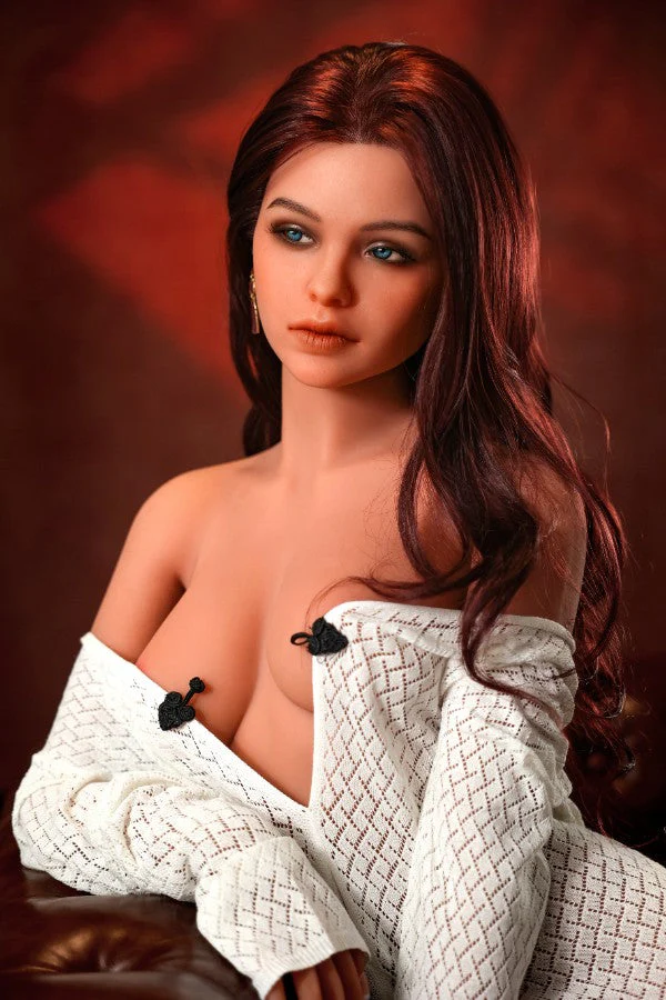 166cm/5ft5 G-cup Redhead Silicone head Sex Doll - #537 - Image 2