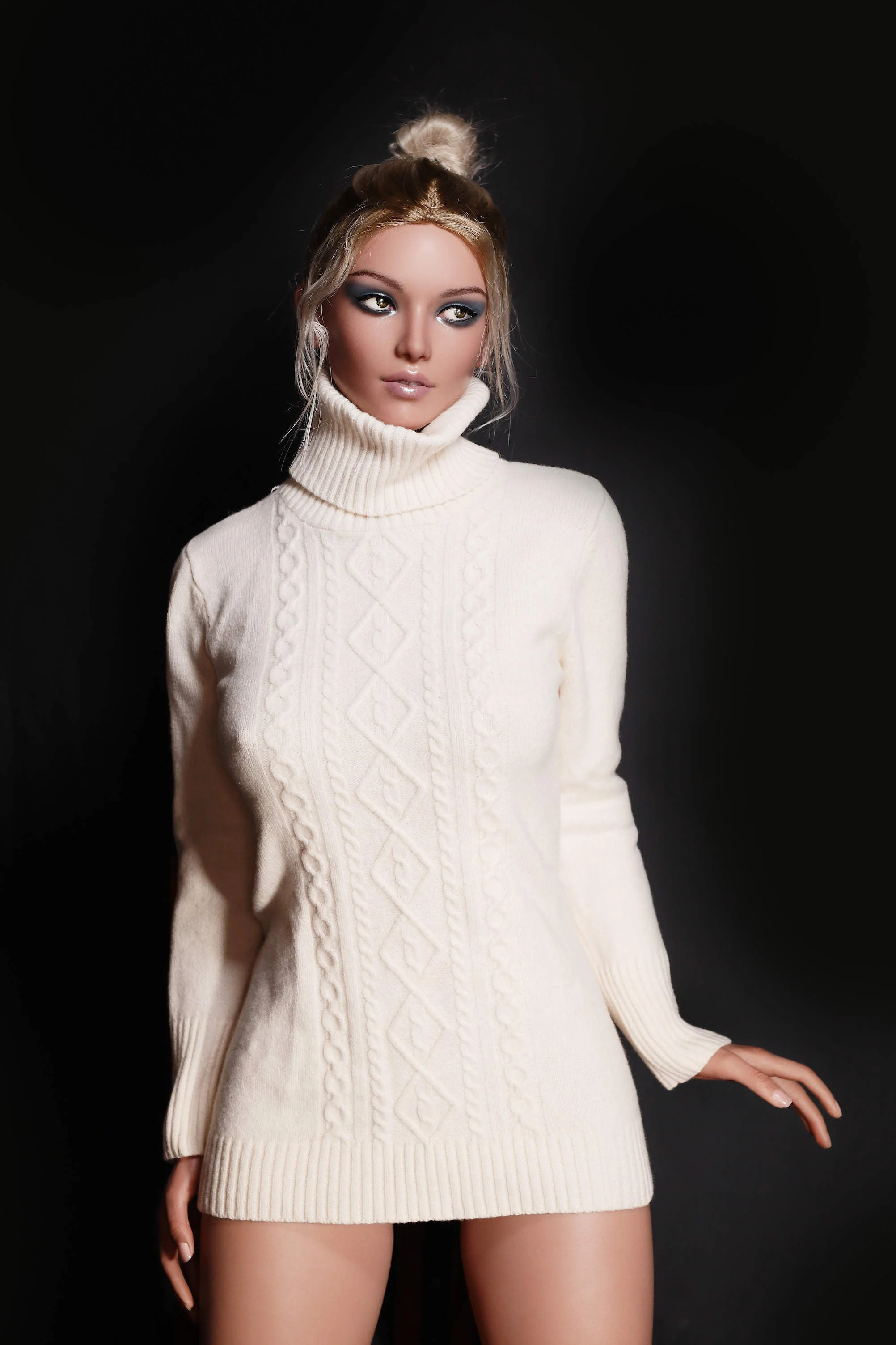 170cm/5ft7 C-Cup High-End Tall Silicone Lady Sex Doll - GE53_1 Tan - Image 15