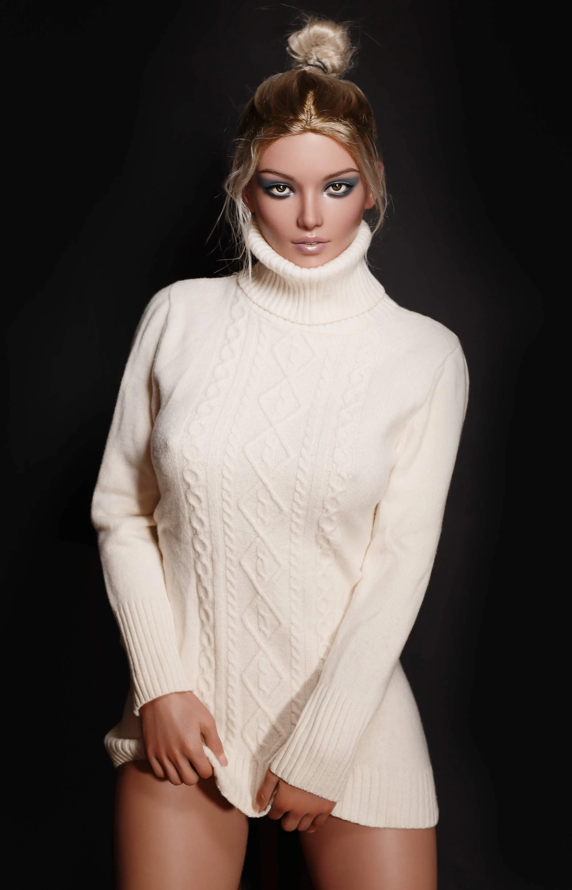 170cm/5ft7 C-Cup High-End Tall Silicone Lady Sex Doll - GE53_1 Tan - Image 21