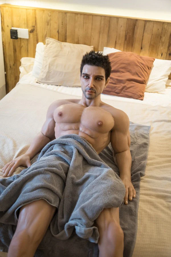 177cm/5ft9 Realistic Male Silicone Sex Doll - Muscle HAN - Image 10