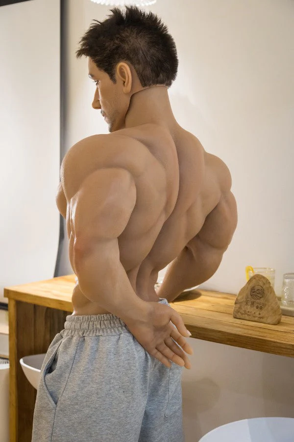 177cm/5ft9 Realistic Male Silicone Sex Doll - Muscle HAN - Image 15