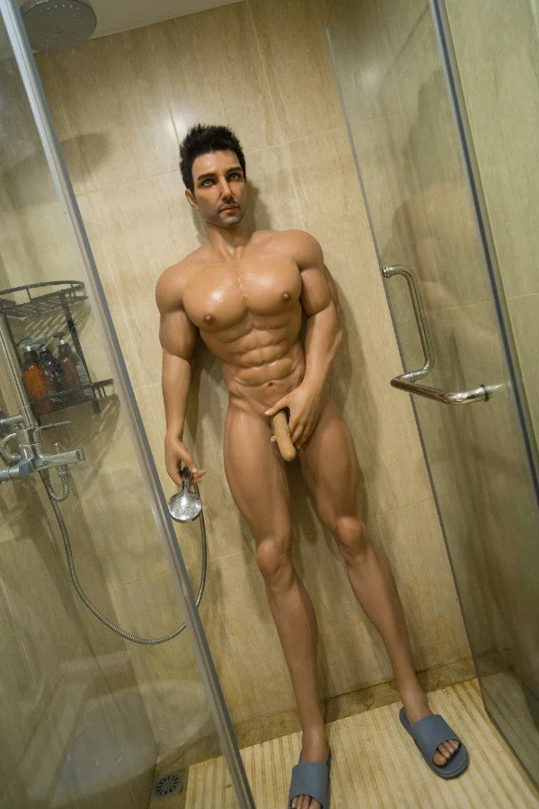 177cm/5ft9 Realistic Male Silicone Sex Doll - Muscle HAN - Image 24