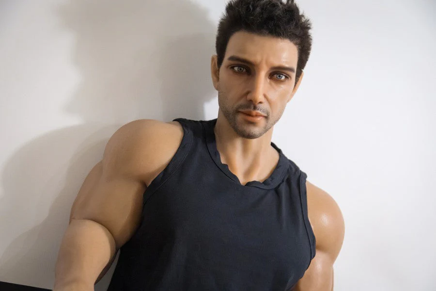 177cm/5ft9 Realistic Male Silicone Sex Doll - Muscle HAN - Image 28