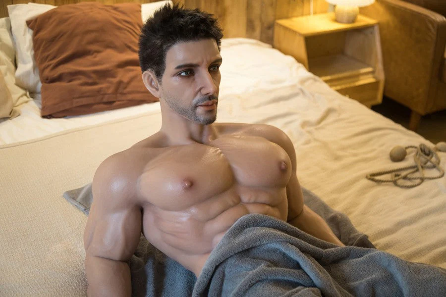 177cm/5ft9 Realistic Male Silicone Sex Doll - Muscle HAN - Image 35