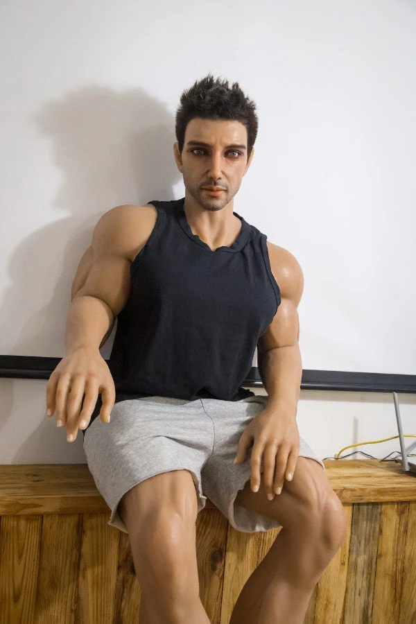 177cm/5ft9 Realistic Male Silicone Sex Doll - Muscle HAN - Image 4