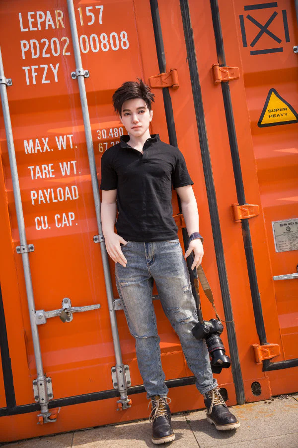 177cm/5ft9 Realistic Male Silicone Sex Doll - QIN - Image 25