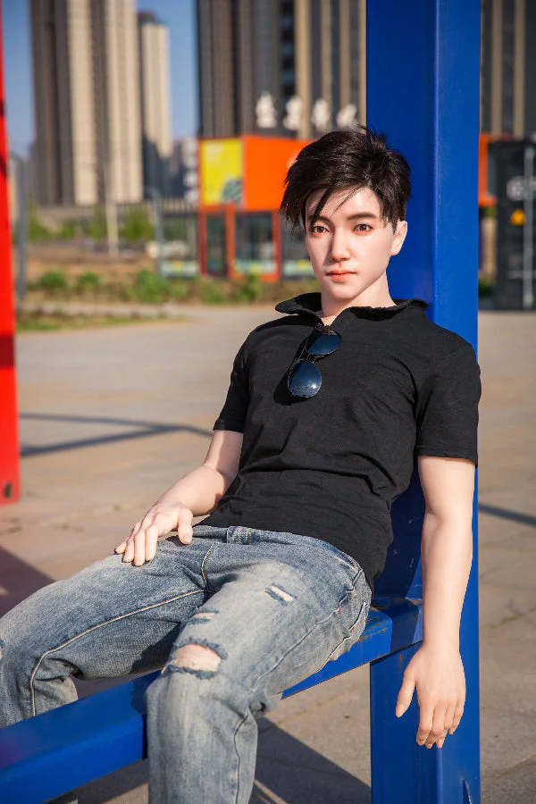 177cm/5ft9 Realistic Male Silicone Sex Doll - QIN - Image 40