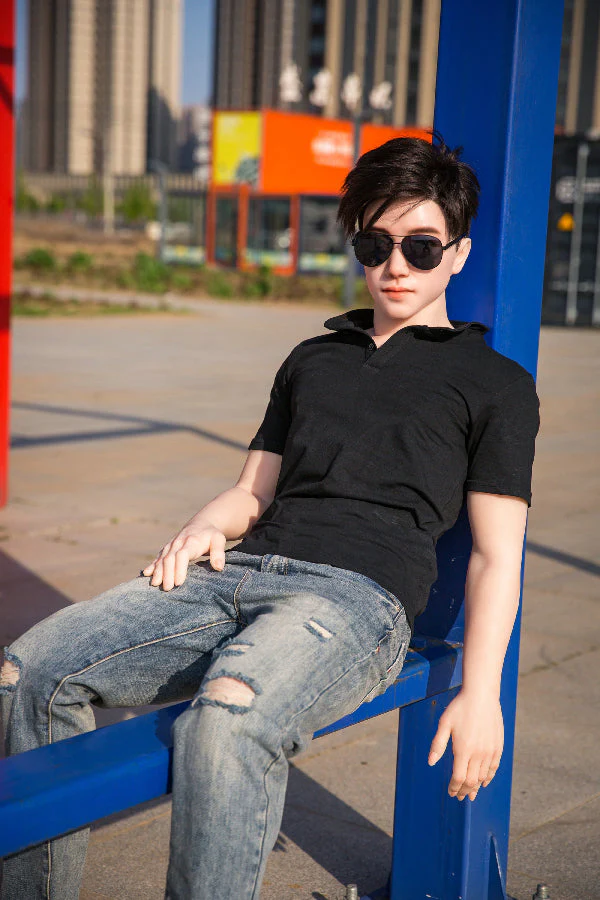 177cm/5ft9 Realistic Male Silicone Sex Doll - QIN - Image 6