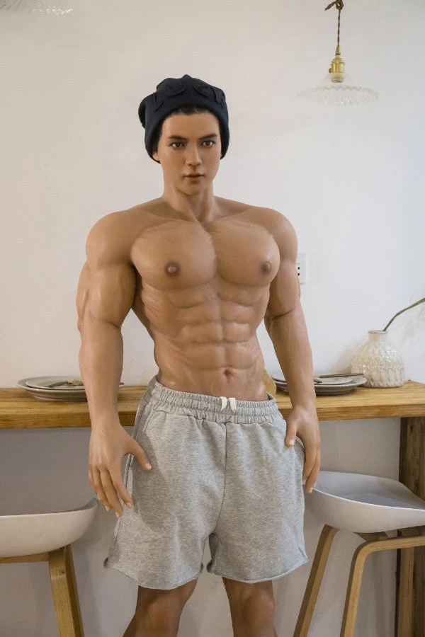 177cm/5ft9 Realistic Male Silicone Sex Doll - Muscle HAN - Image 13