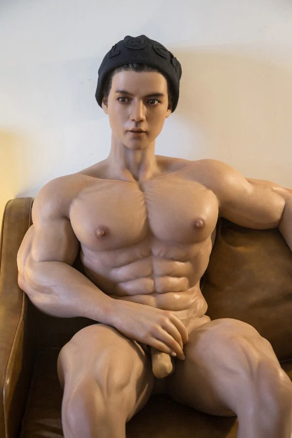 177cm/5ft9 Realistic Male Silicone Sex Doll - Muscle HAN - Image 17