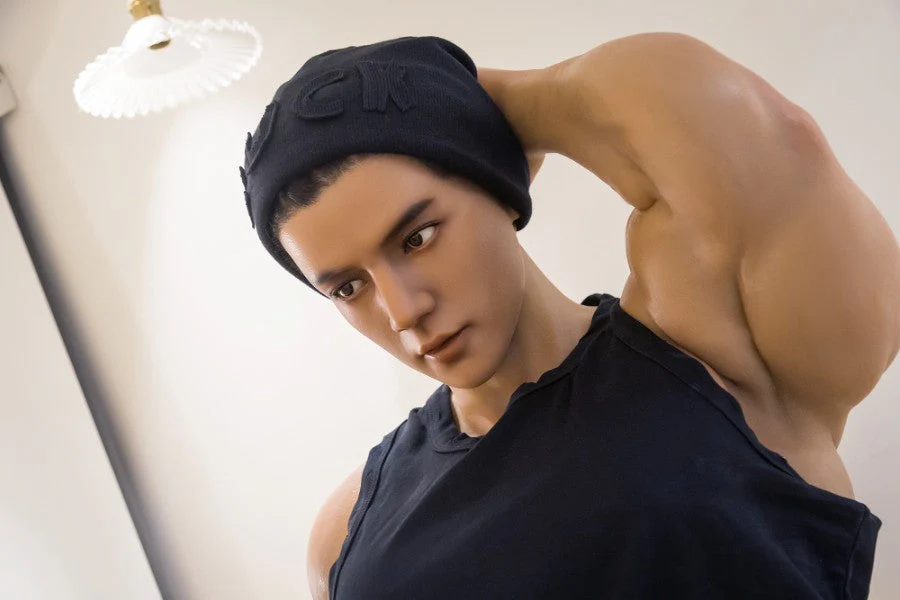 177cm/5ft9 Realistic Male Silicone Sex Doll - Muscle HAN - Image 27