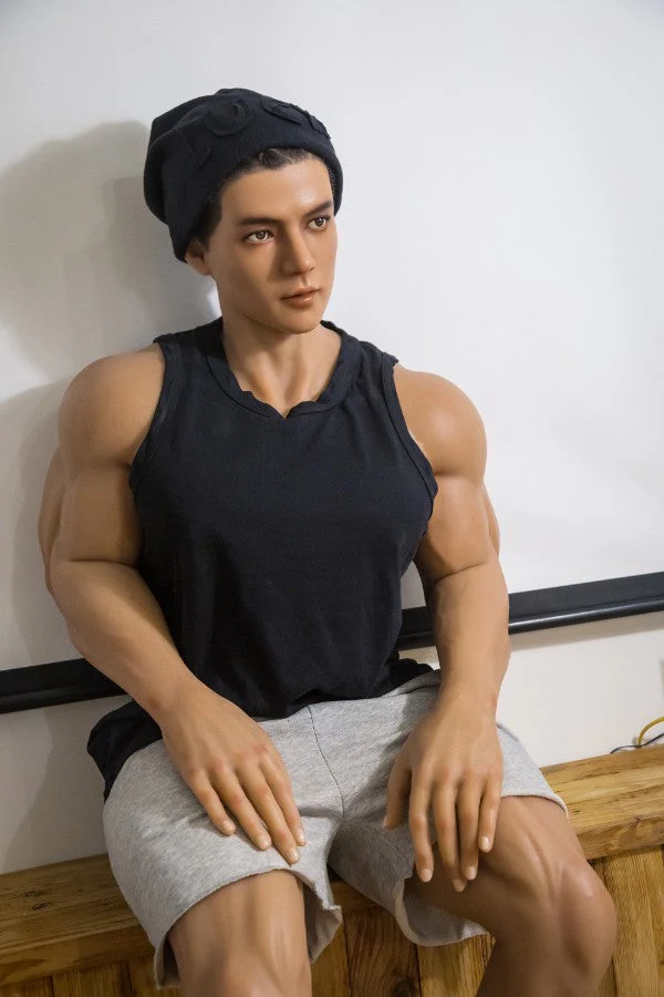 177cm/5ft9 Realistic Male Silicone Sex Doll - Muscle HAN - Image 4