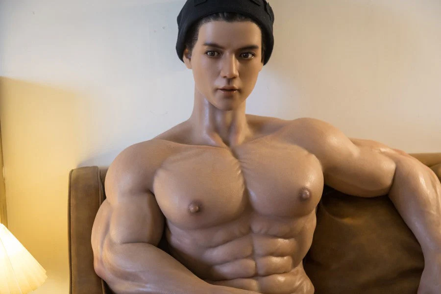 177cm/5ft9 Realistic Male Silicone Sex Doll - Muscle HAN - Image 45