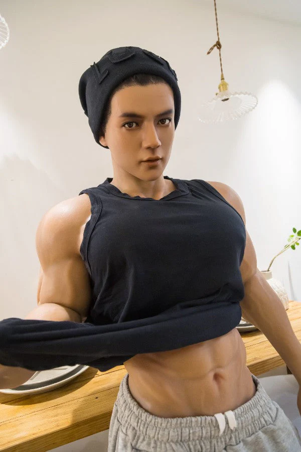 177cm/5ft9 Realistic Male Silicone Sex Doll - Muscle HAN - Image 6
