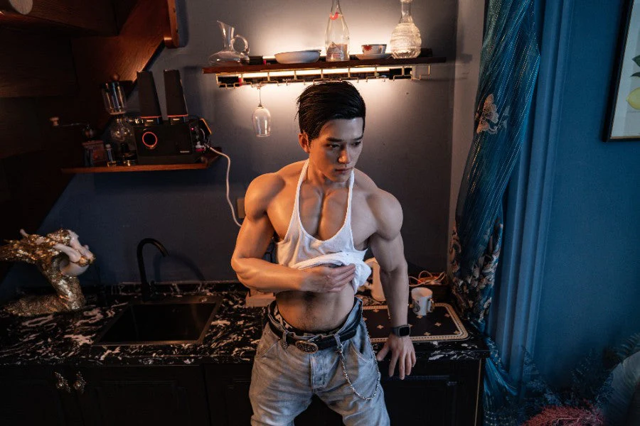 180cm/5ft10 Realistic Male Silicone Sex Doll - Hogan - Image 14