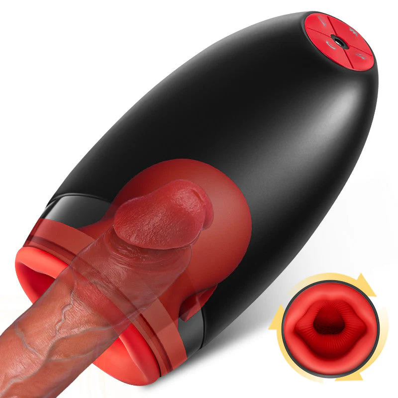 3-in-1 Glans Massage Master Trainer 3 Rotation, 5 Saugen, 10 Vibration Ultra Simulation Dynamic - Image 2
