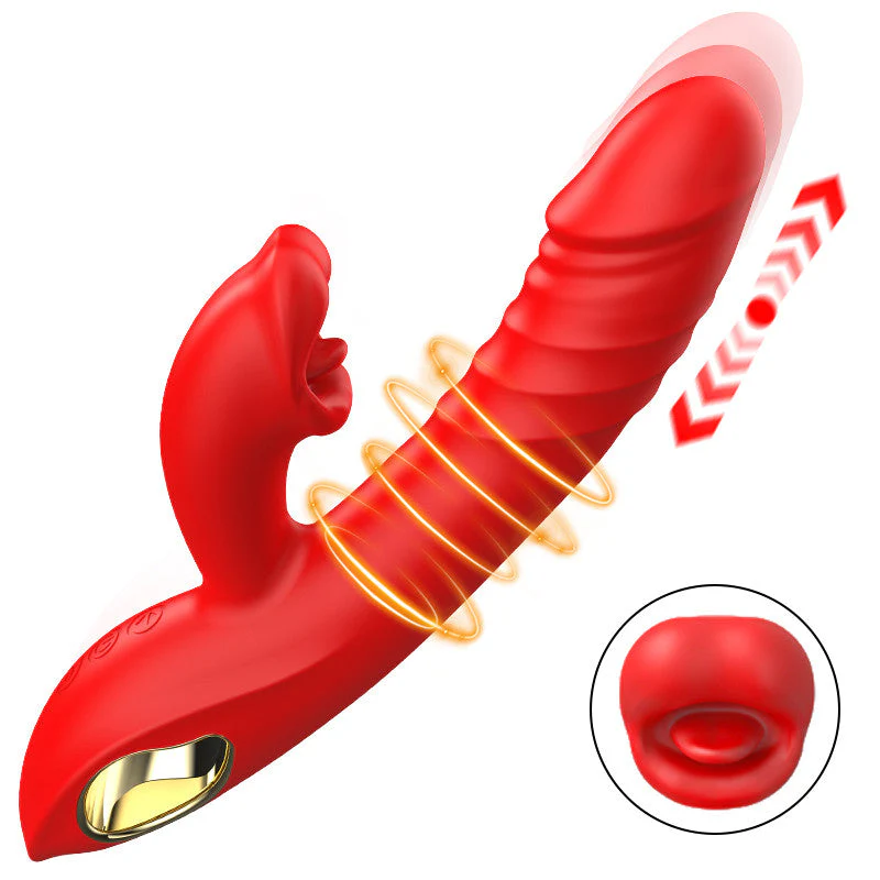 4-in-1-G-Punkt-Vibrator, lippenbeißende Klitorisstimulation, Sexspielzeug für Frauen und Paare - Image 2