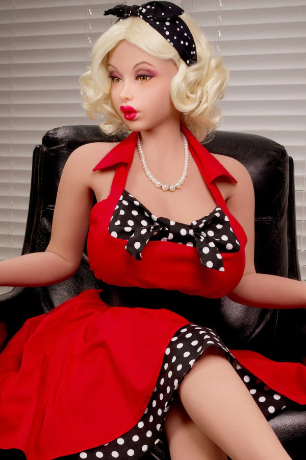 4ft11 / 150cm K-Cup Tan Skin STPE Blonde Sex Doll - Jessica - Image 14