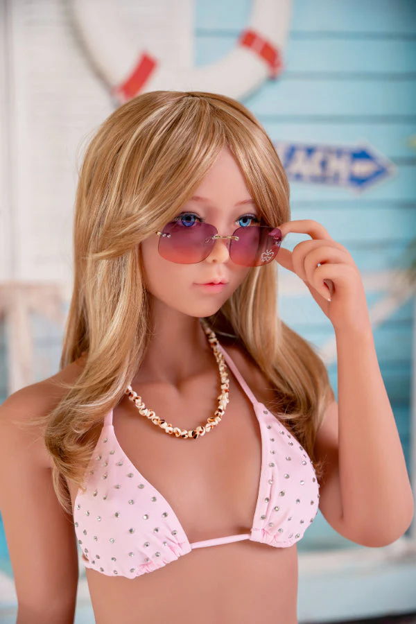 4ft11 / 150cm Tan Skin Big Breast STPE Blonde Sex Doll - Akira - Image 3
