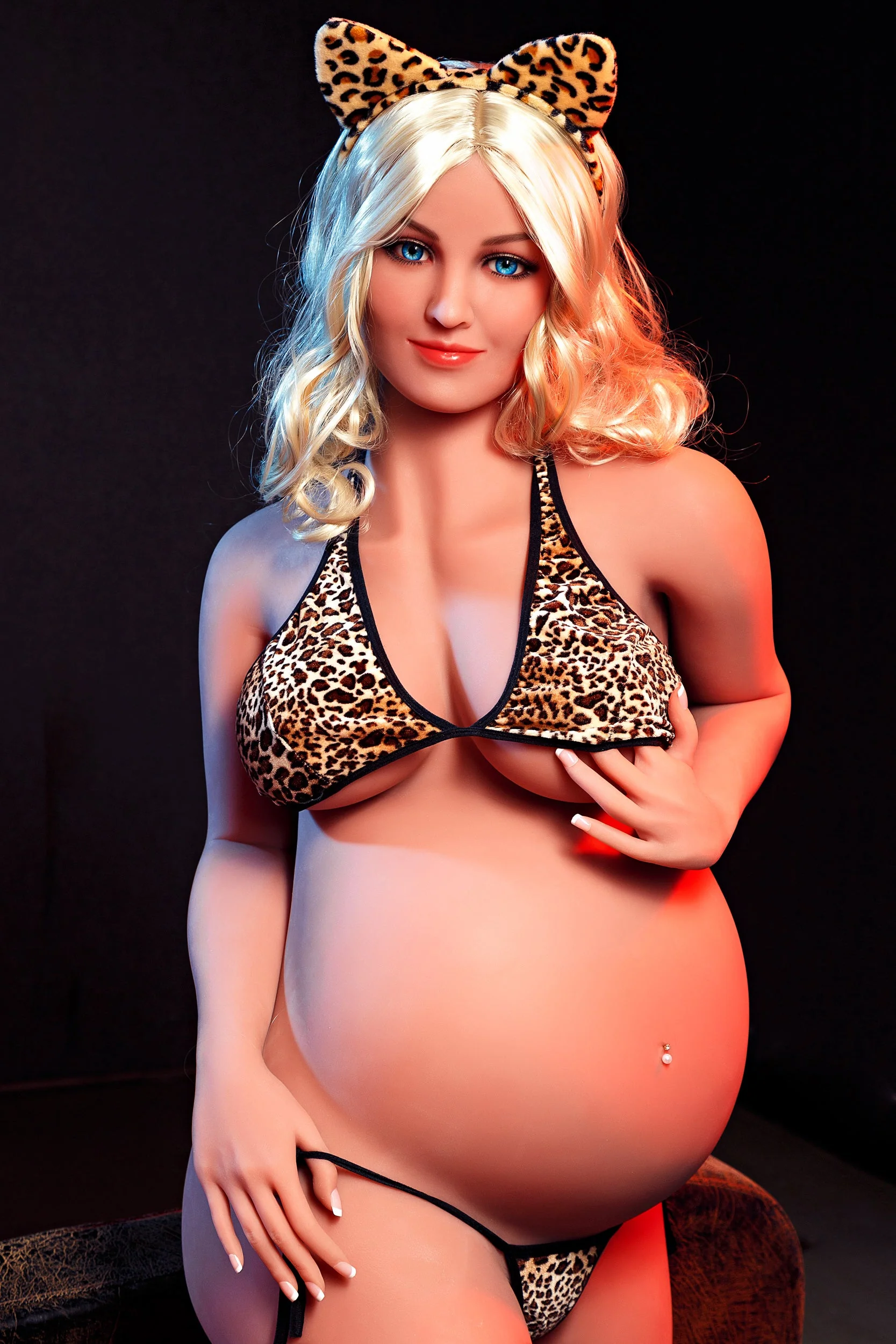 158cm/5ft2 Pregnant TPE Milf Sex Doll - Xenia - Image 6