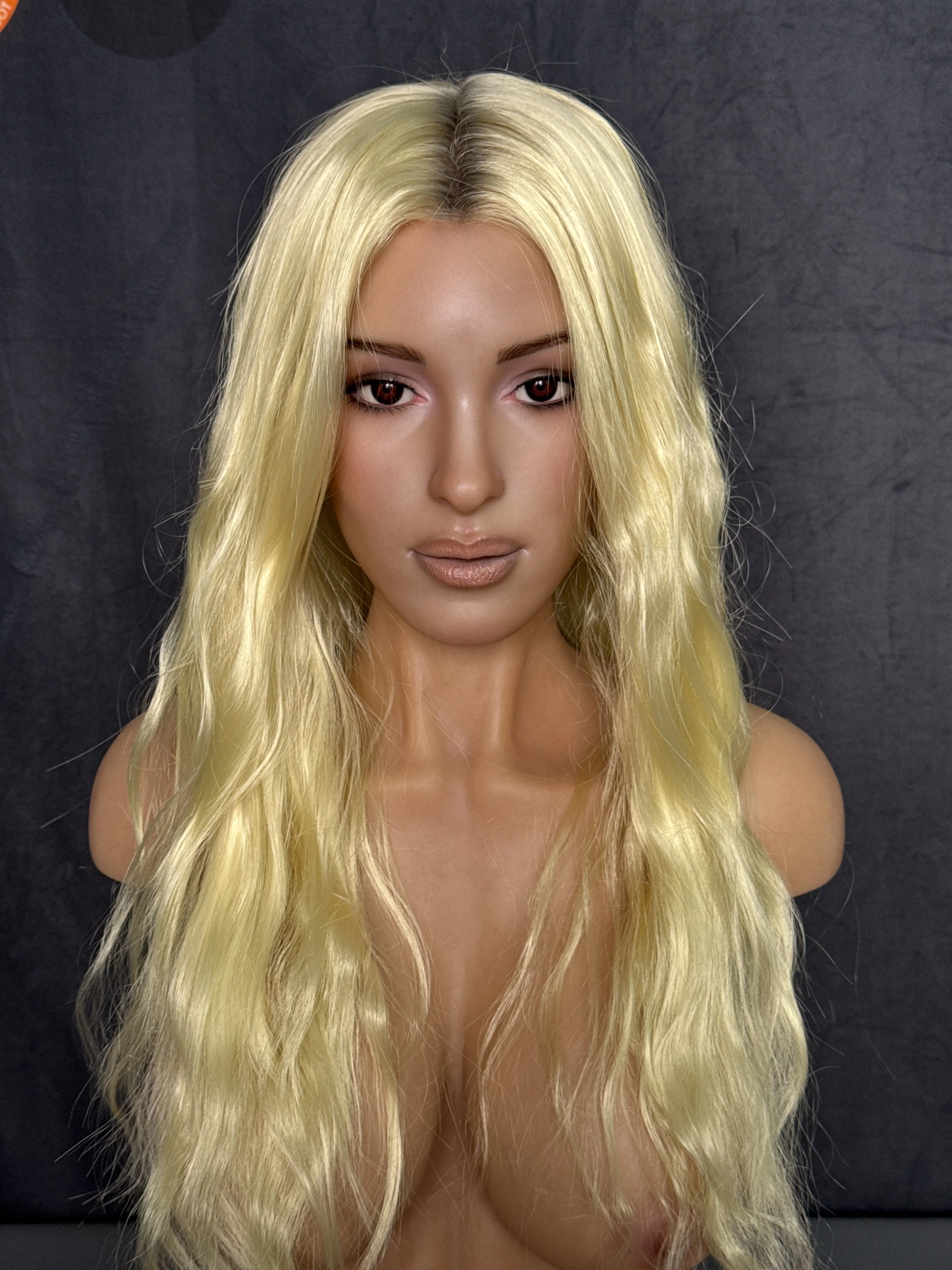 85cm/2ft9 G-cup Silicone Head Torso Sex Doll - Adele - Image 12