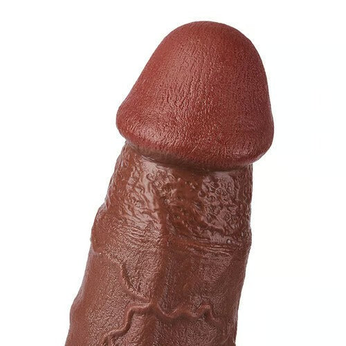 Acmejoy - Huge Black Dual Density Dildo 12.99 Inch - Image 4
