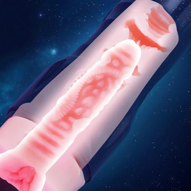 Acmejoy - 【Silicone Channel】 Midnight Blue 10 Vibration Male Stroker Masturbator - Image 3