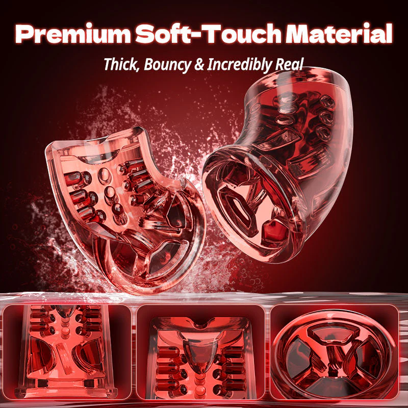 Acmejoy - Terminator 9 Telescopic Rotating Sucking with Handle Male Stroker - Image 5