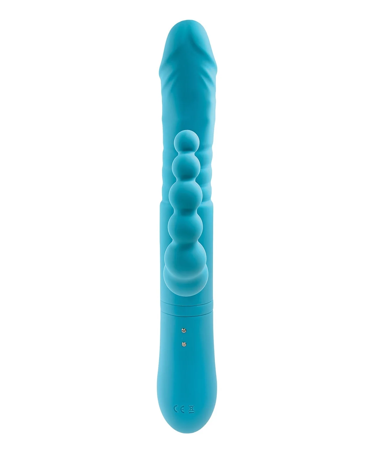 Adam & Eve Eve's Thrusting Triple Joy Rabbit - Teal - Image 5