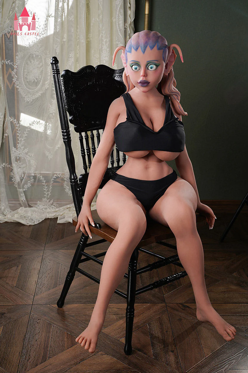 141cm/4ft7 Alien BBW Big Booty H-cup Thick TPE Sex Doll - A10