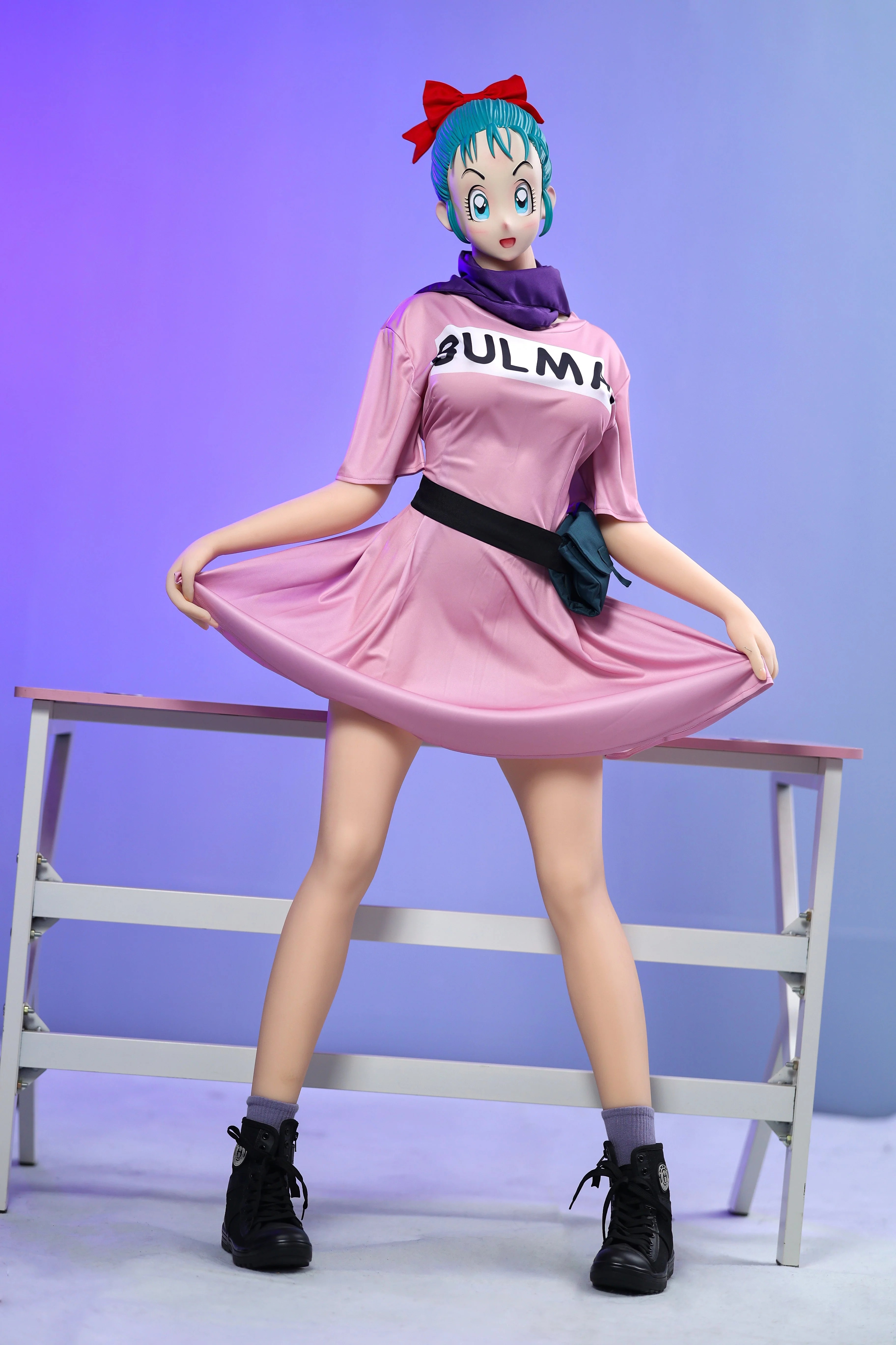 158cm/5ft2 D-cup Anime Dragon Ball Character Bulma TPE Sex Doll - Image 3