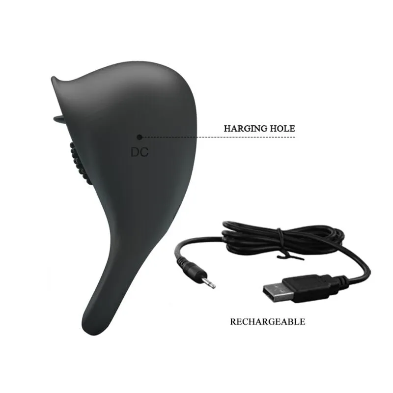 Anneau Pénien En Silicone Rechargeable Avec Stimulateur Clitoridien - Image 3