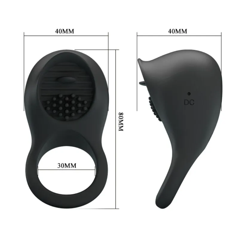 Anneau Pénien En Silicone Rechargeable Avec Stimulateur Clitoridien - Image 5