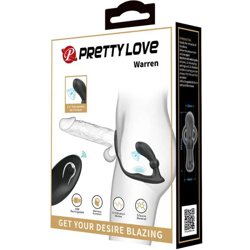 Anneau Pénien Plug Anal Télécommandé Silicone - Image 2