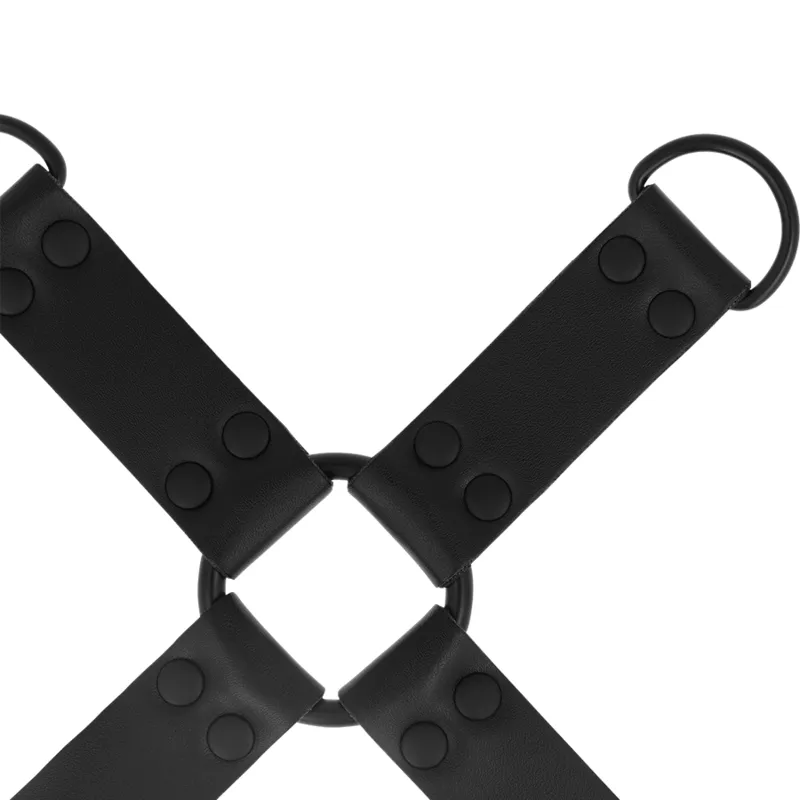 Attache Multiple En Cuir Végétalien Bdsm - Image 3
