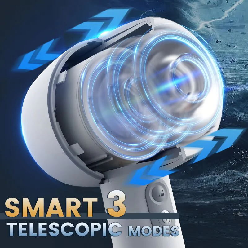 Automatic 3 Frequency Telescopic Handheld Male Masturbator - Image 2