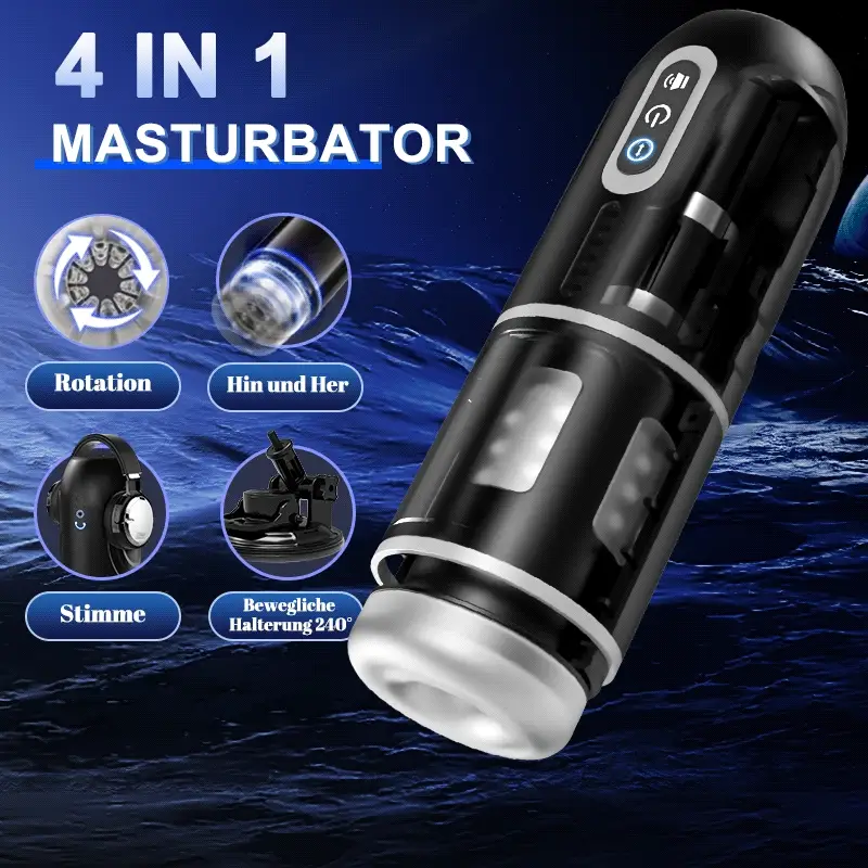 【HOT】Pioneer 3-in-1 Masturbation Cup Teleskop Saugvibration - Image 3