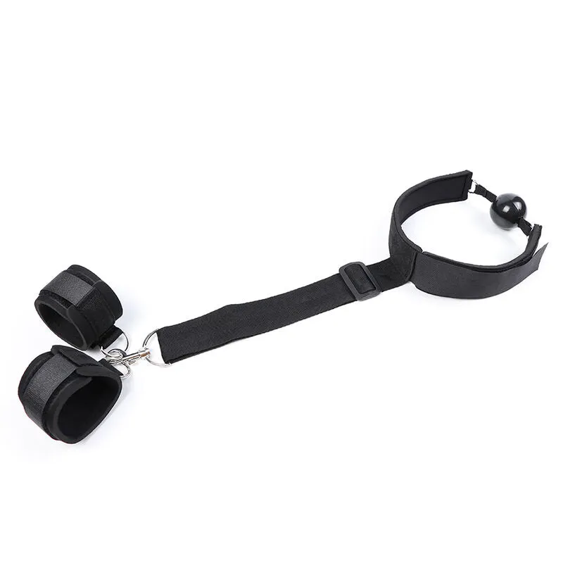 Bâillon Ajustable Avec Menottes Pour Débutants - Image 19