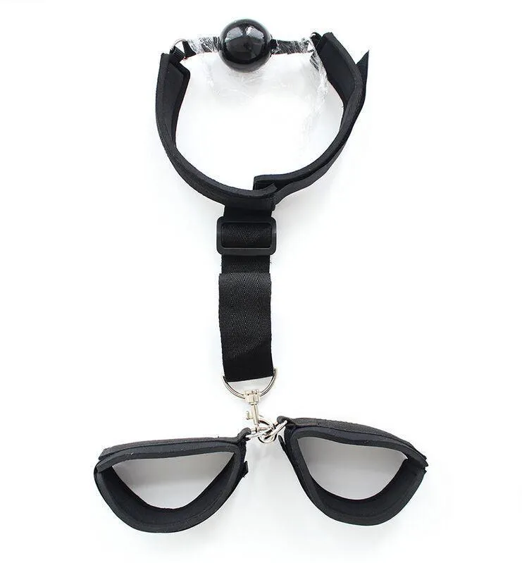 Bâillon Ajustable Avec Menottes Pour Débutants - Image 20