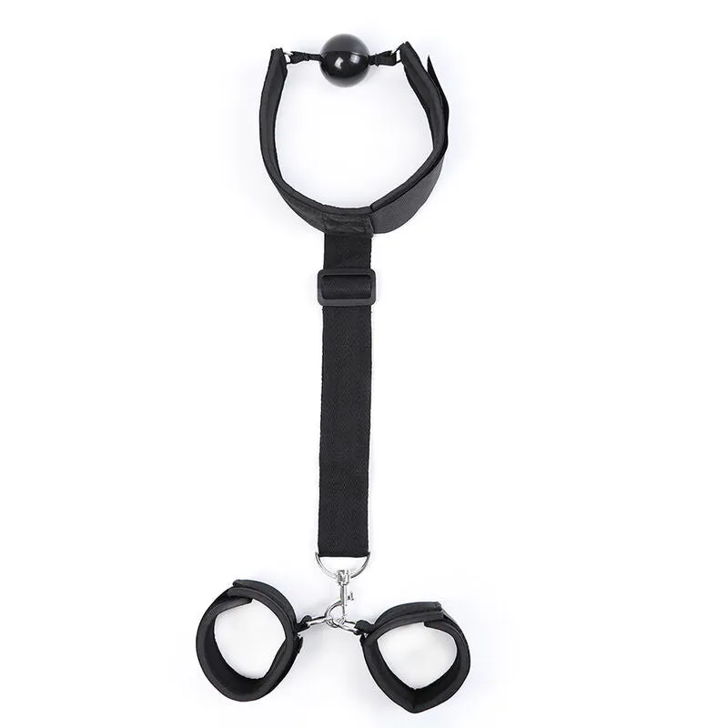 Bâillon Ajustable Avec Menottes Pour Débutants - Image 21