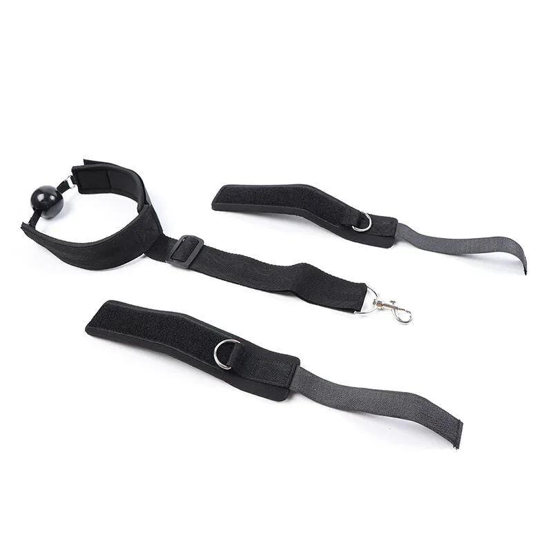 Bâillon Ajustable Avec Menottes Pour Débutants - Image 22
