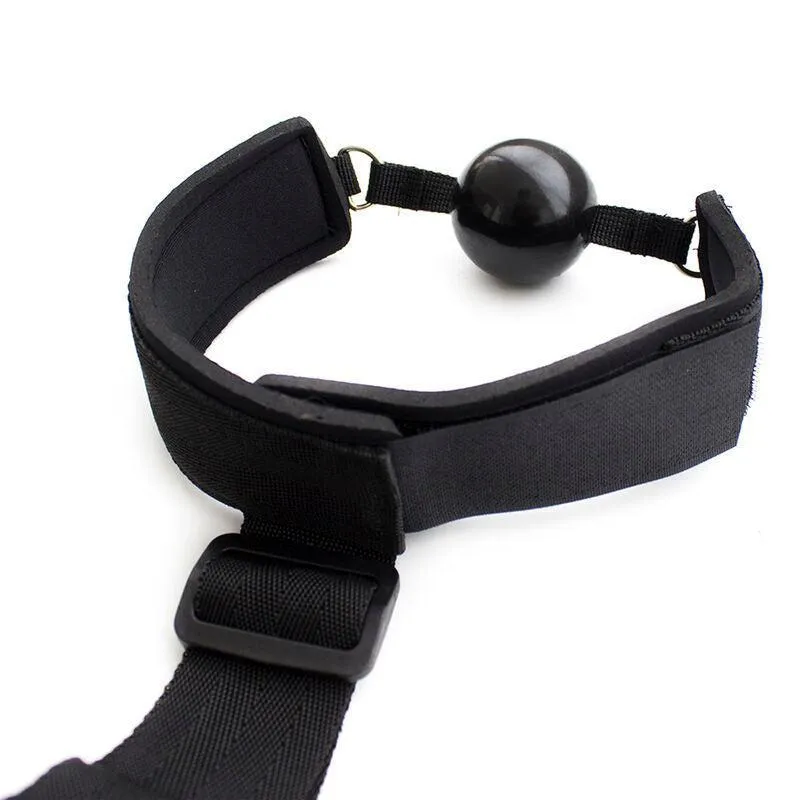 Bâillon Ajustable Avec Menottes Pour Débutants - Image 3