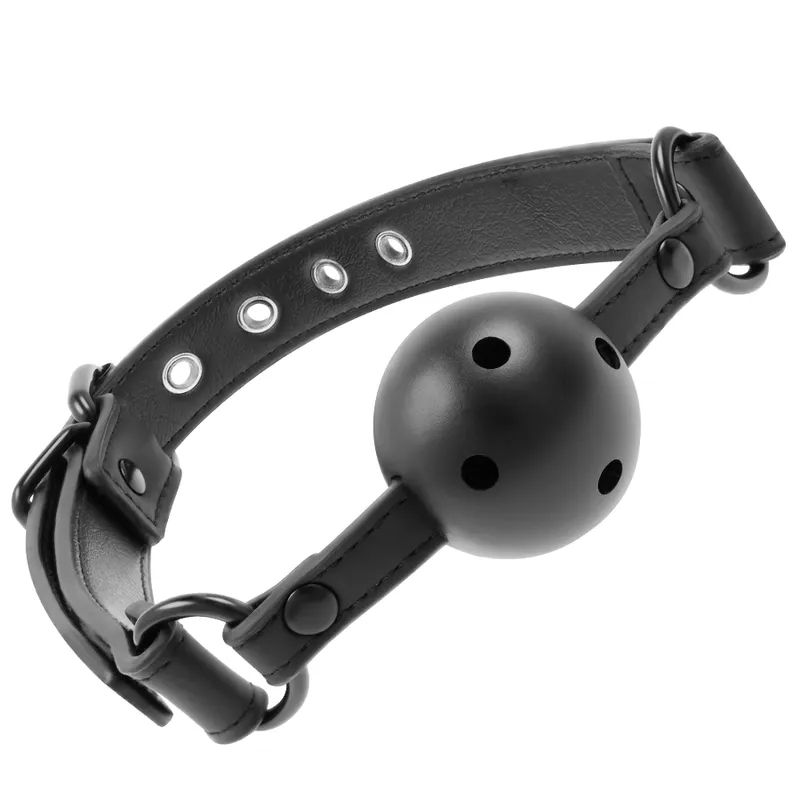 Bâillon Cuir Vegan Bdsm Réglable Confort - Image 5