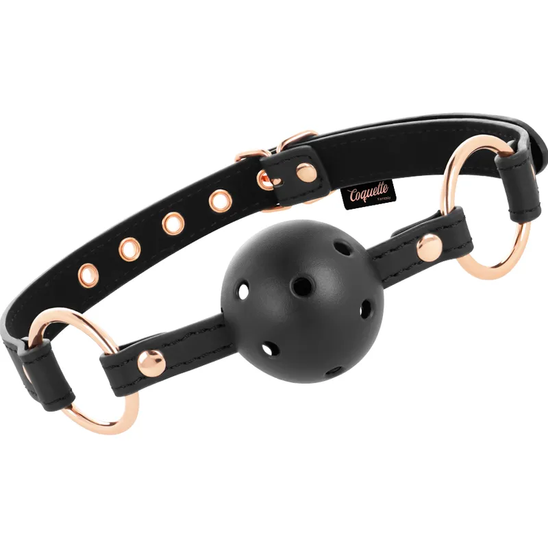 Bâillon Cuir Vegan Respirant Bdsm - Image 6