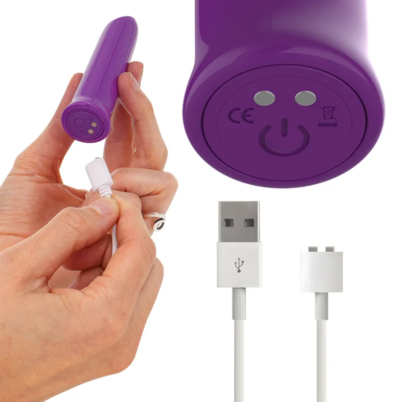 Balle Vibrante En Silicone Violet Étanche - Image 6