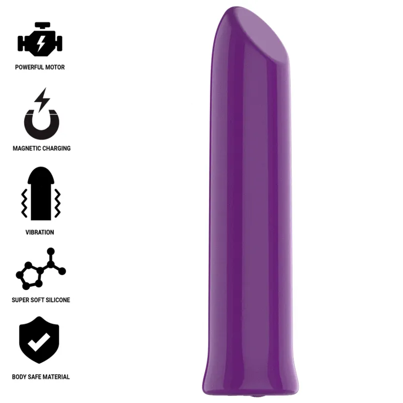 Balle Vibrante En Silicone Violet Étanche - Image 7