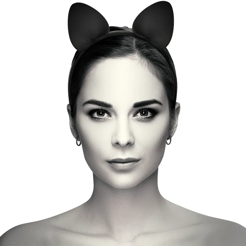 Bandeau En Cuir Végétalien Avec Oreilles De Chat - Image 6